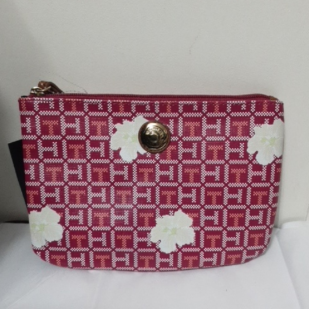 Tommy Hilfiger‎ Elegant Red Patterned Clutch